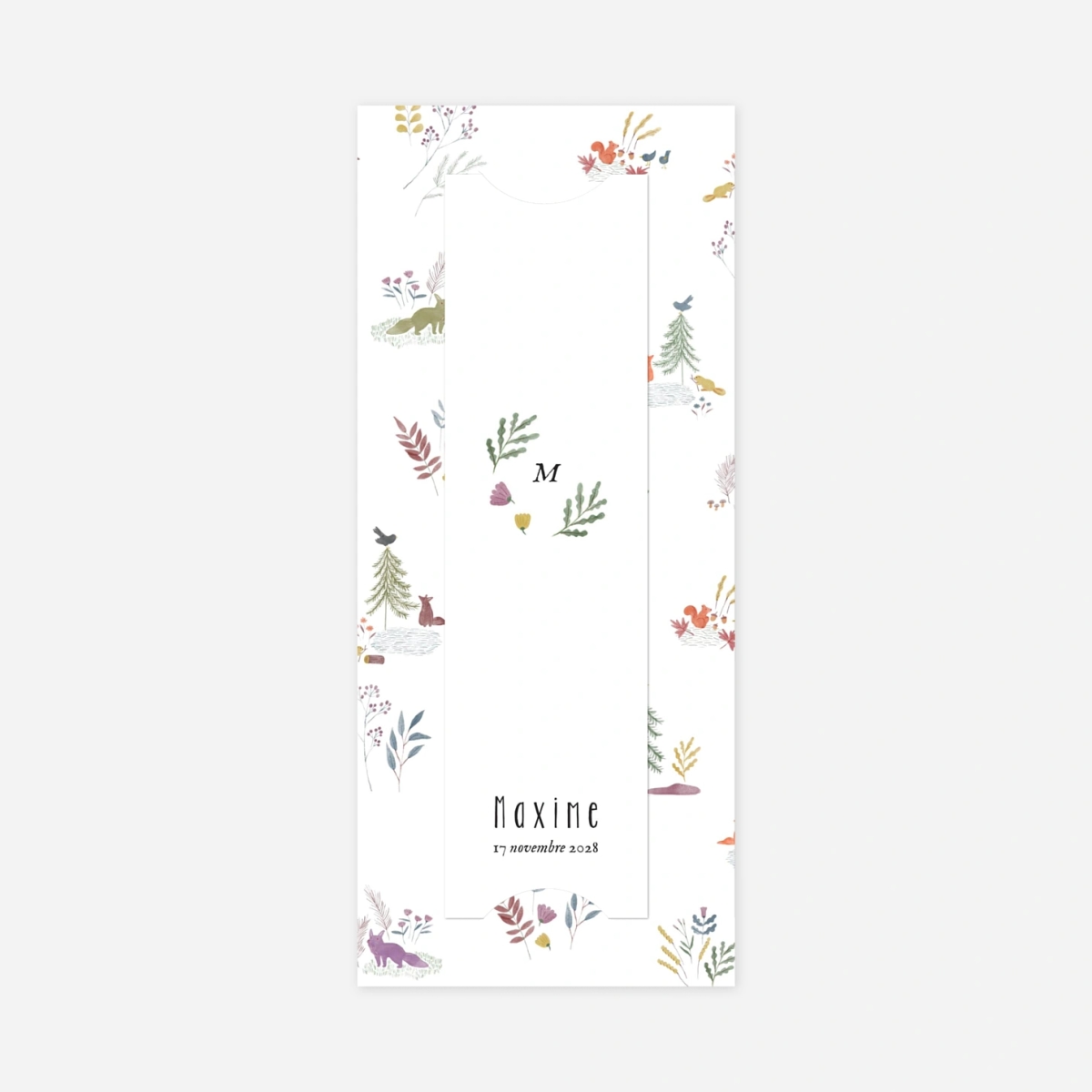 Faire-part naissance Conte aquarelle