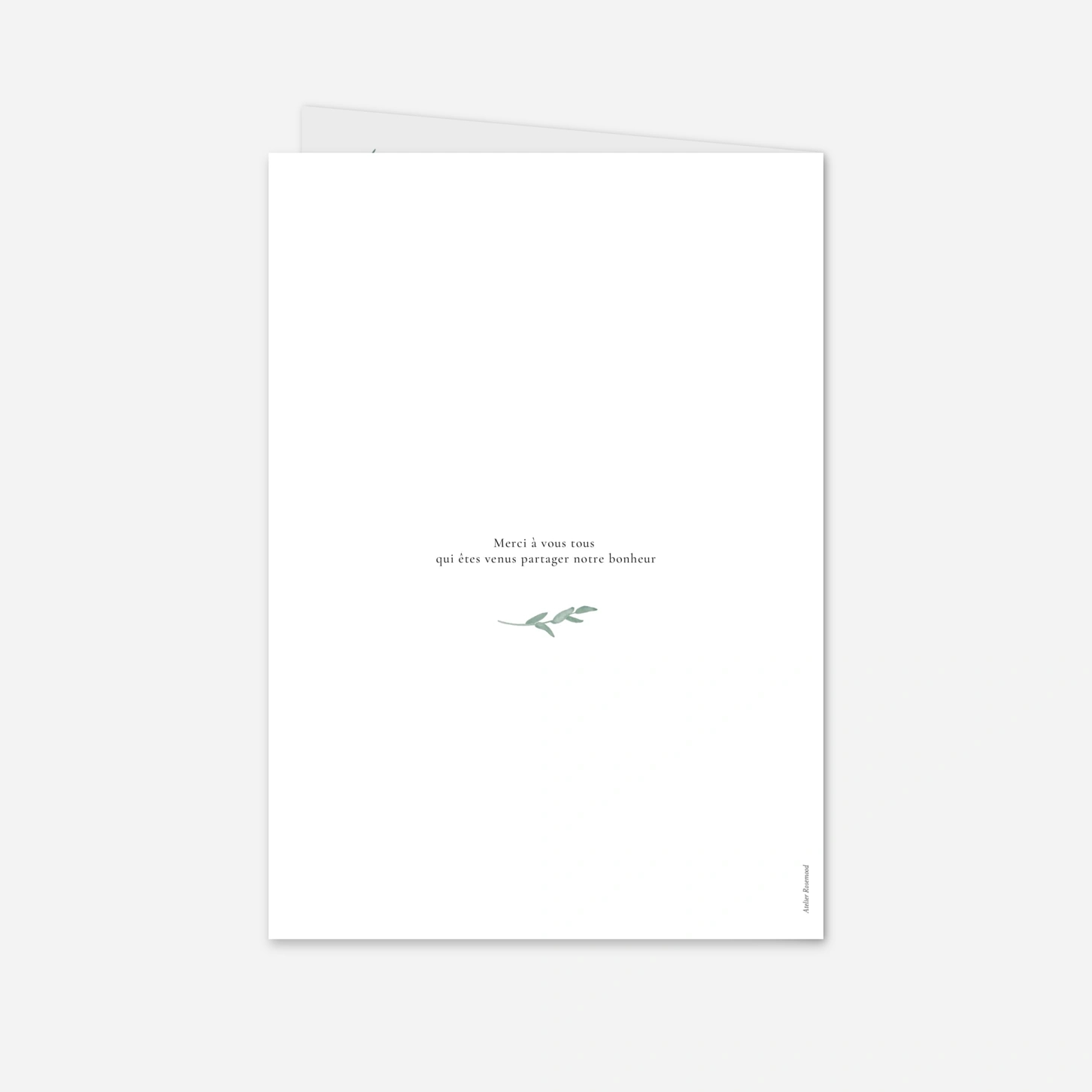 Livret de messe mariage Couronne d'eucalyptus