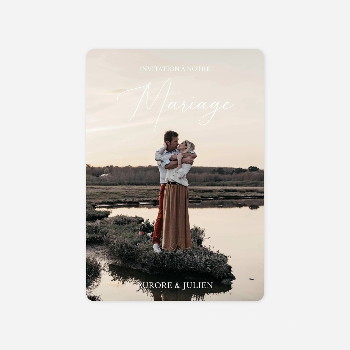 Faire-part mariage Cœurs à l’unisson