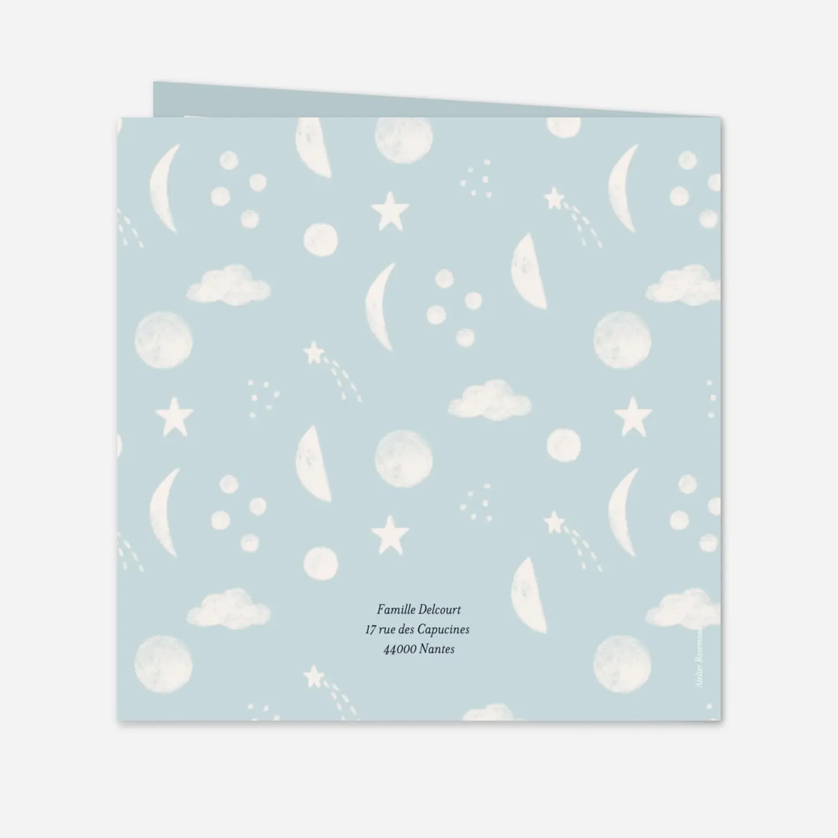 Faire-part naissance Cosmos