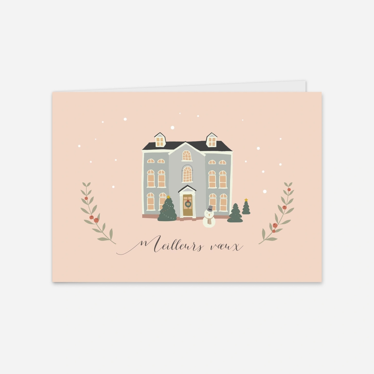 Carte de voeux Cottage