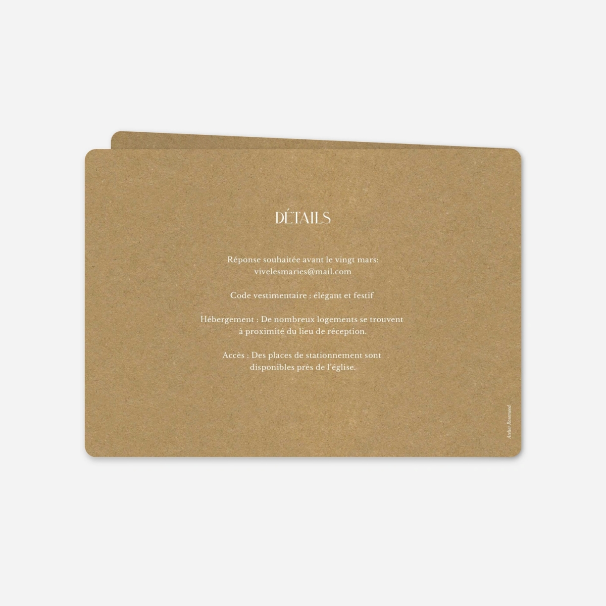 Faire-part mariage Cœurs unis