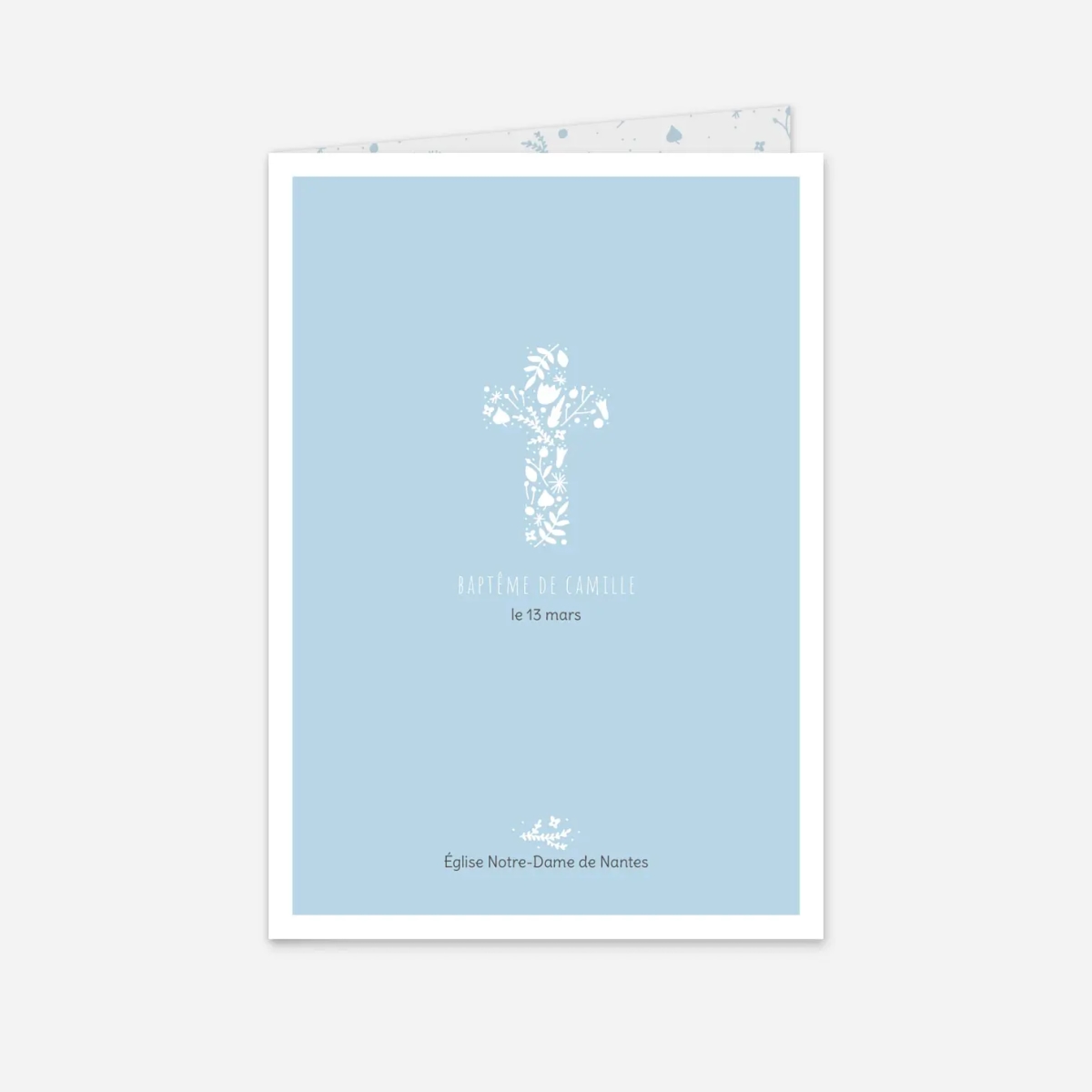 Livret de messe baptême s