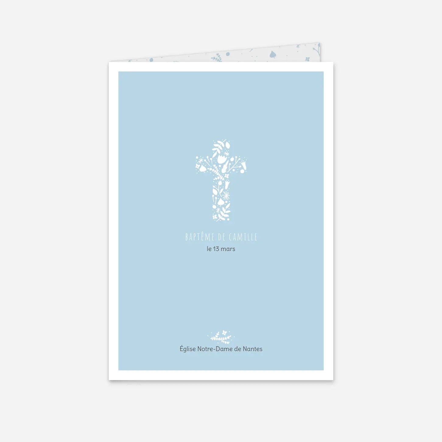 Livret de messe baptême s