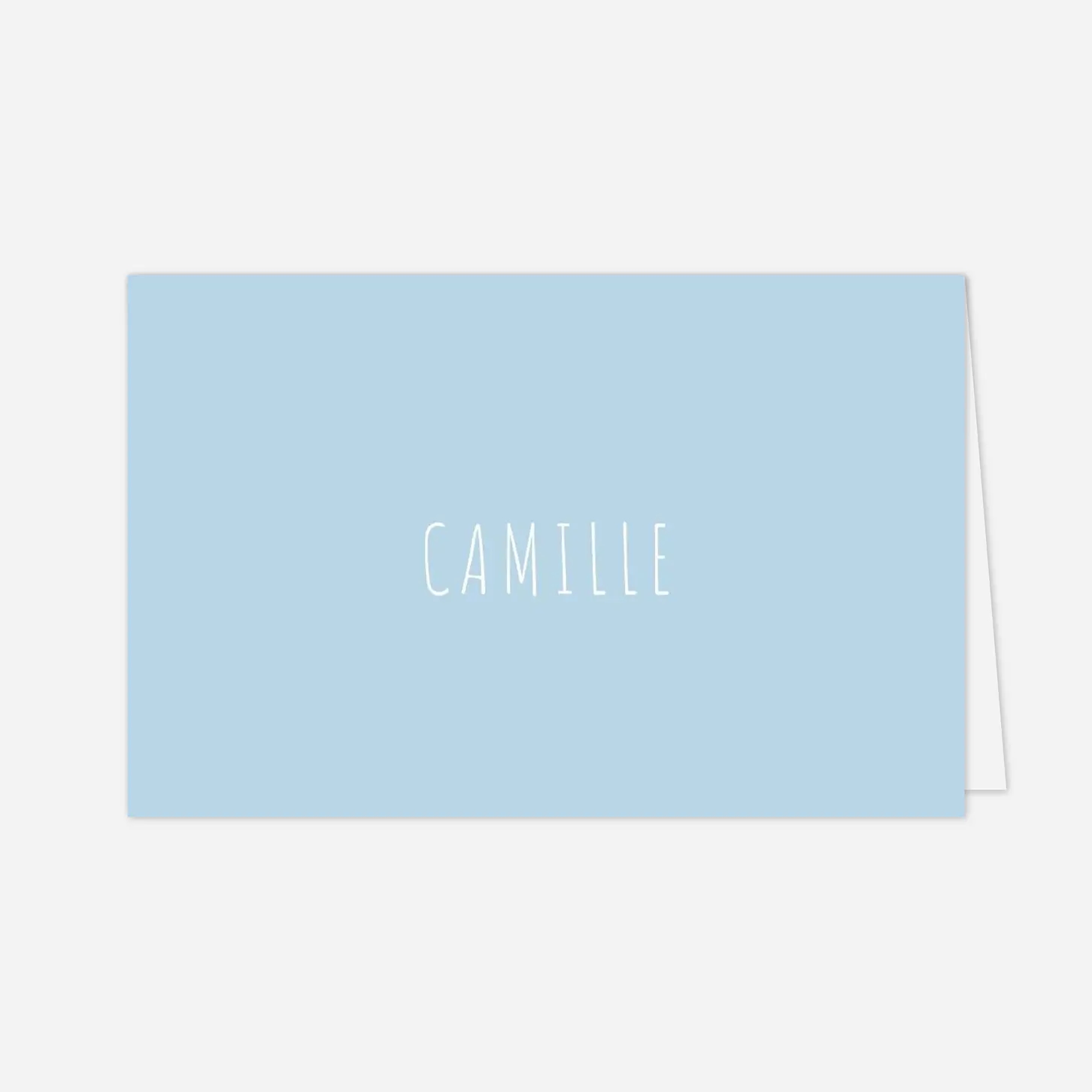 Marque-place Baptême Croix des champs