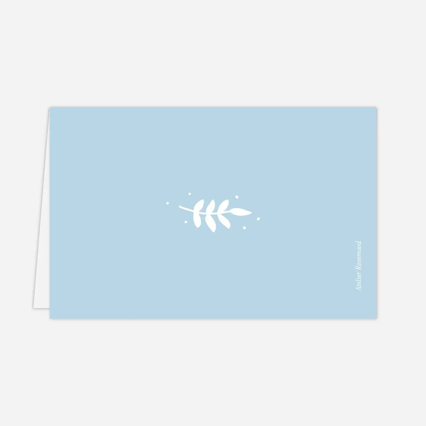 Marque-place Baptême Croix des champs