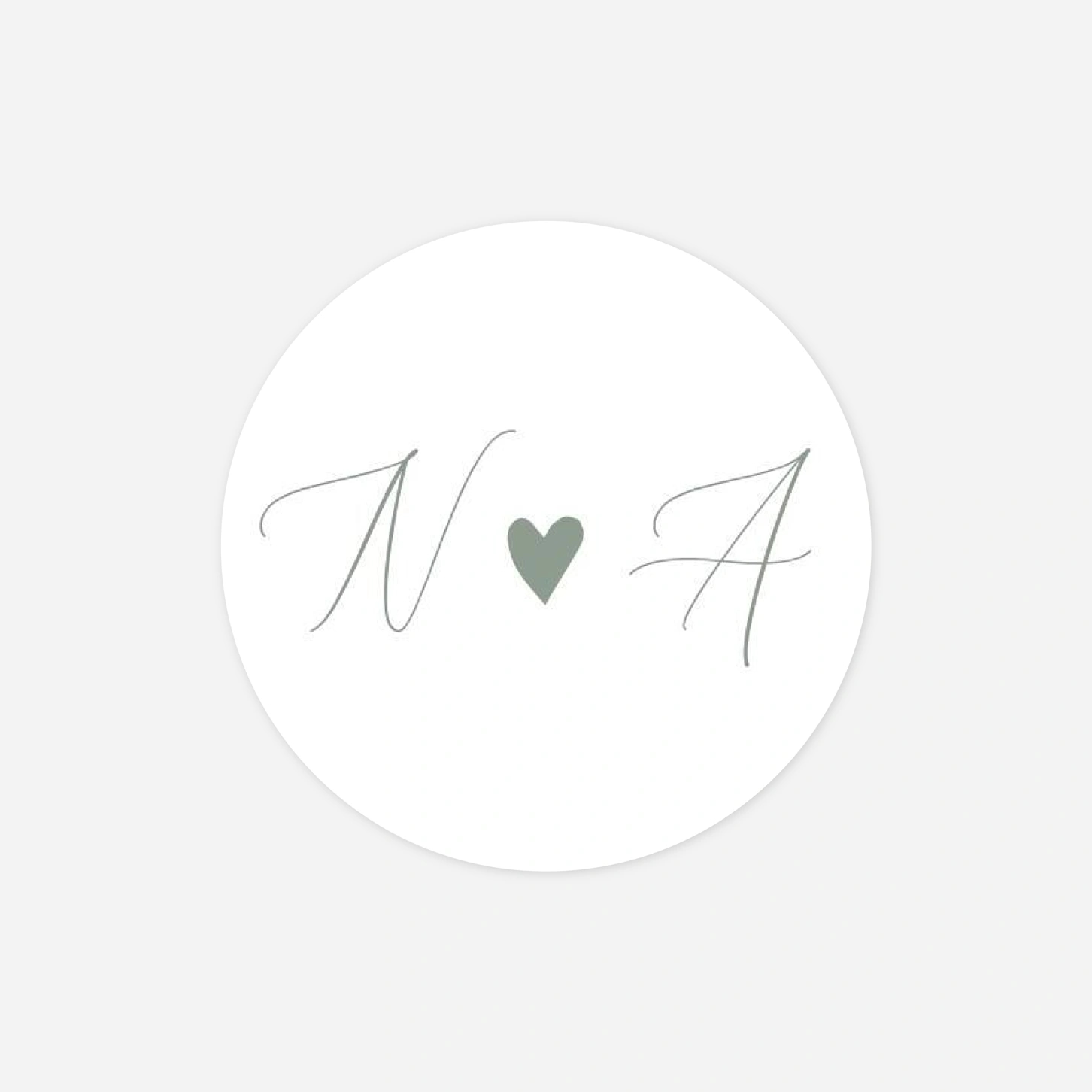 Stickers mariage Cœur Sauvage