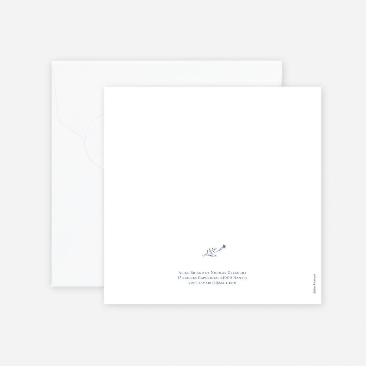 Faire-part mariage Couronne traditionnelle