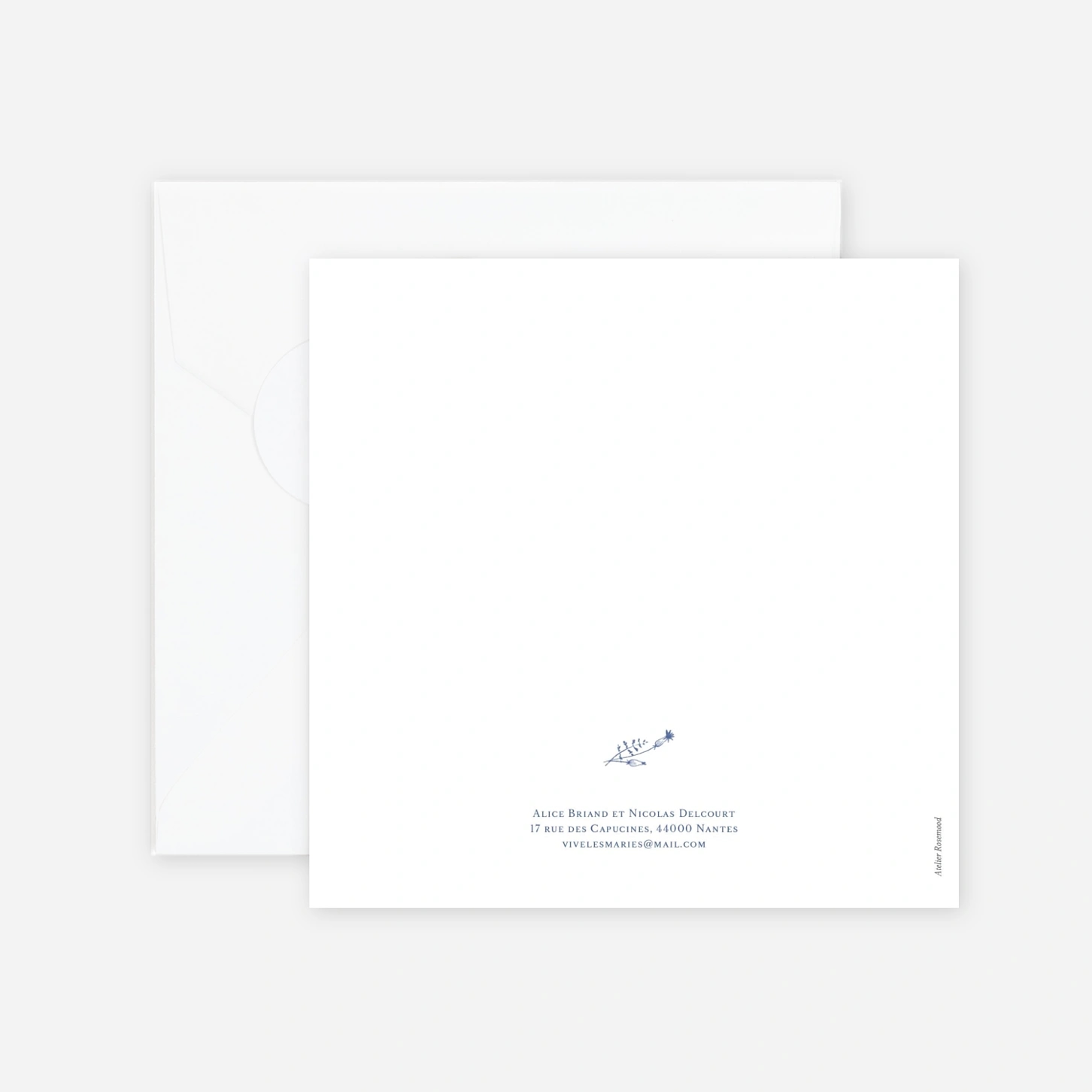 Faire-part mariage Couronne traditionnelle