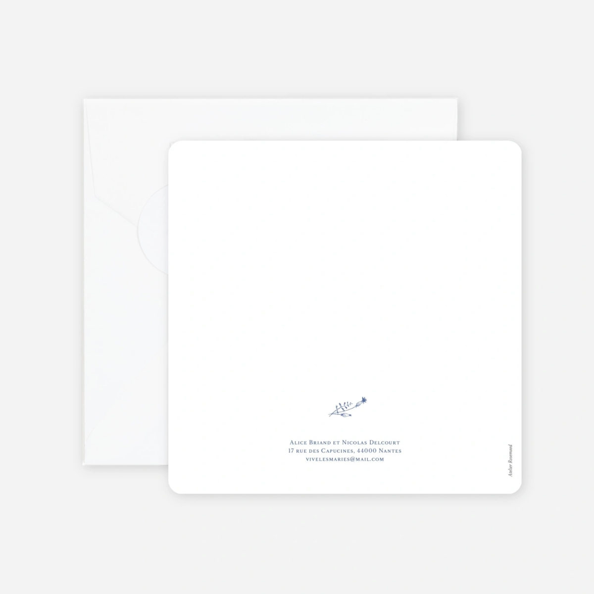 Faire-part mariage Couronne traditionnelle