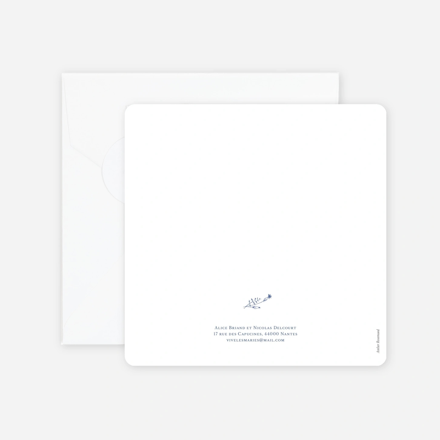 Faire-part mariage Couronne traditionnelle