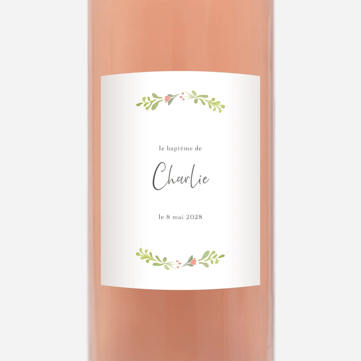 Étiquette pour bouteille Cueillette