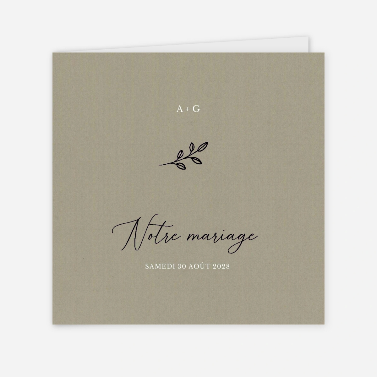 Faire-part mariage Douce Union