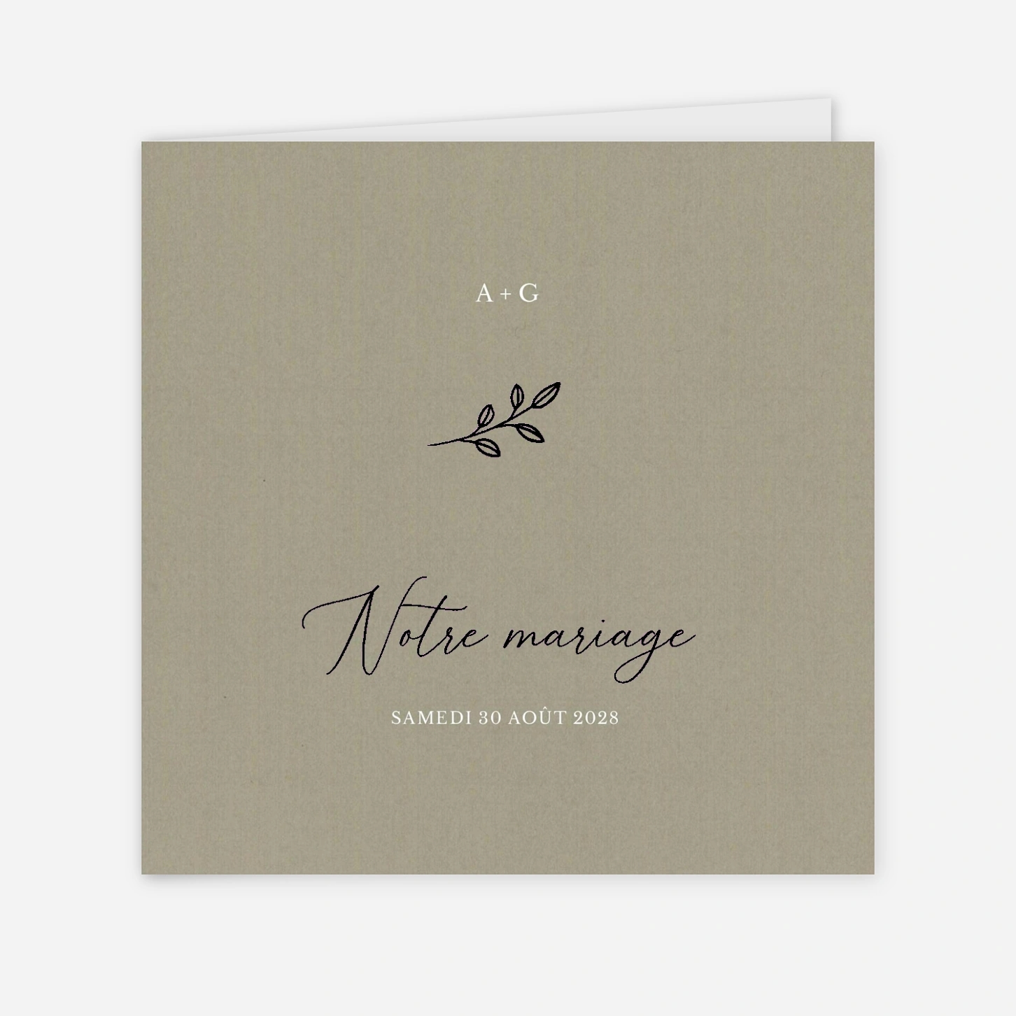 Faire-part mariage Douce Union