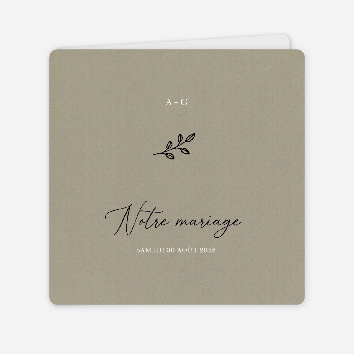 Faire-part mariage Douce Union