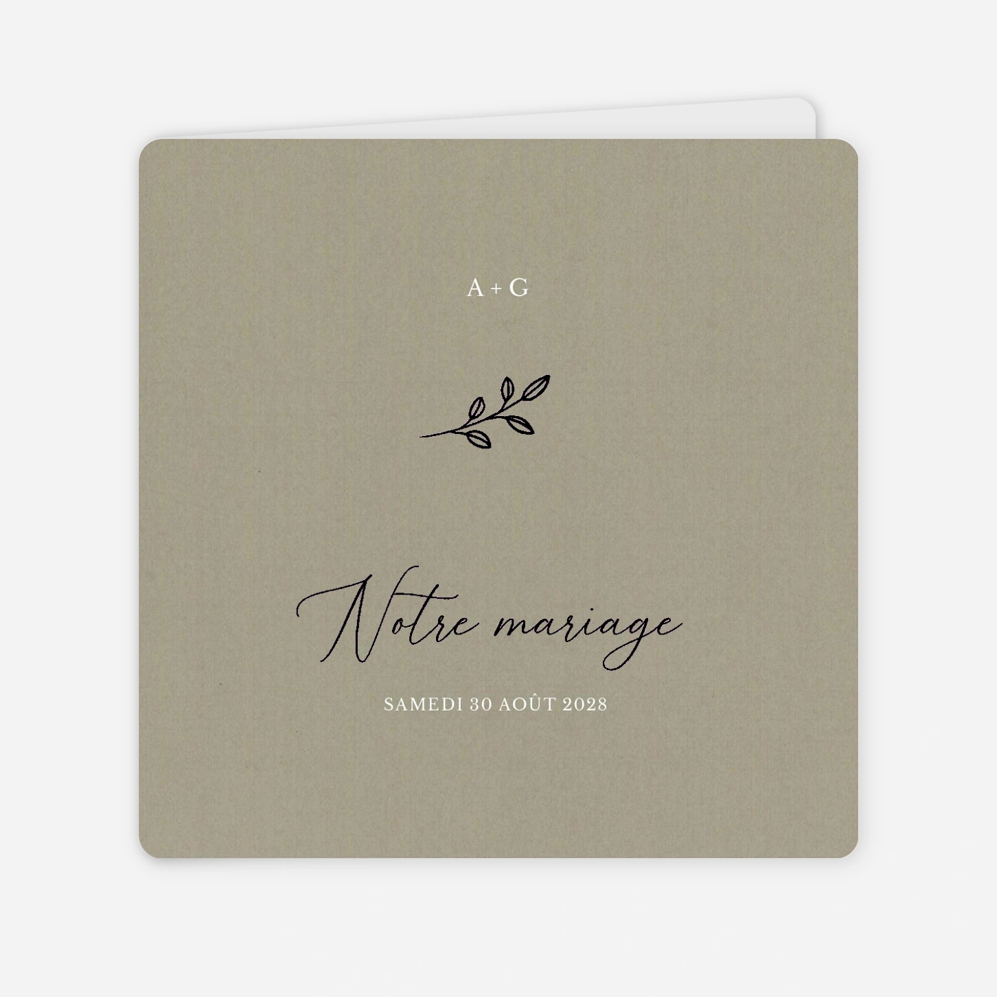 Faire-part mariage Douce Union