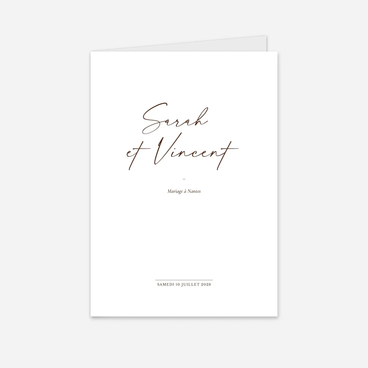 Livret de messe mariage Déclaration