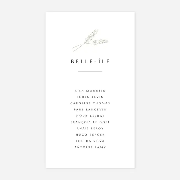 Délicats feuillages