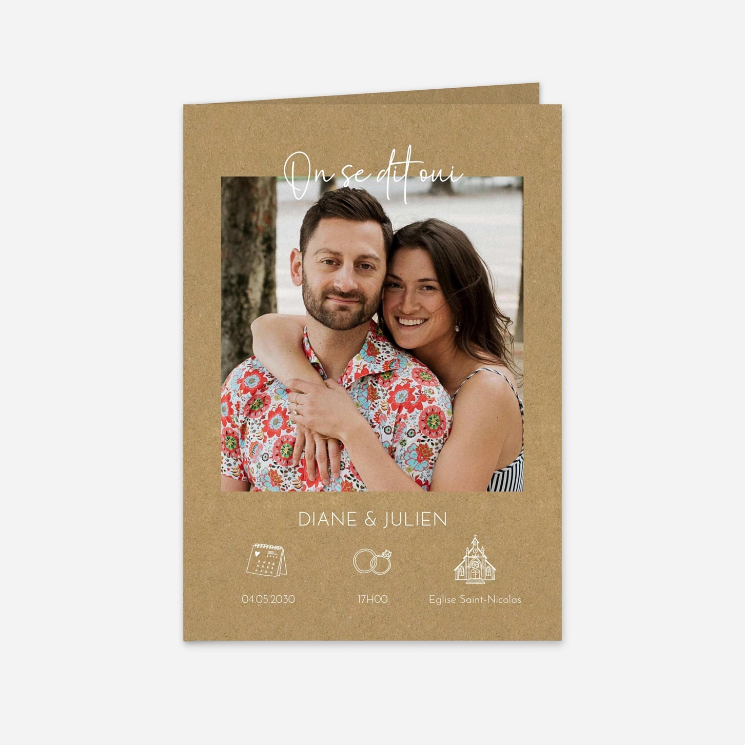 Faire-part mariage Douces esquisses