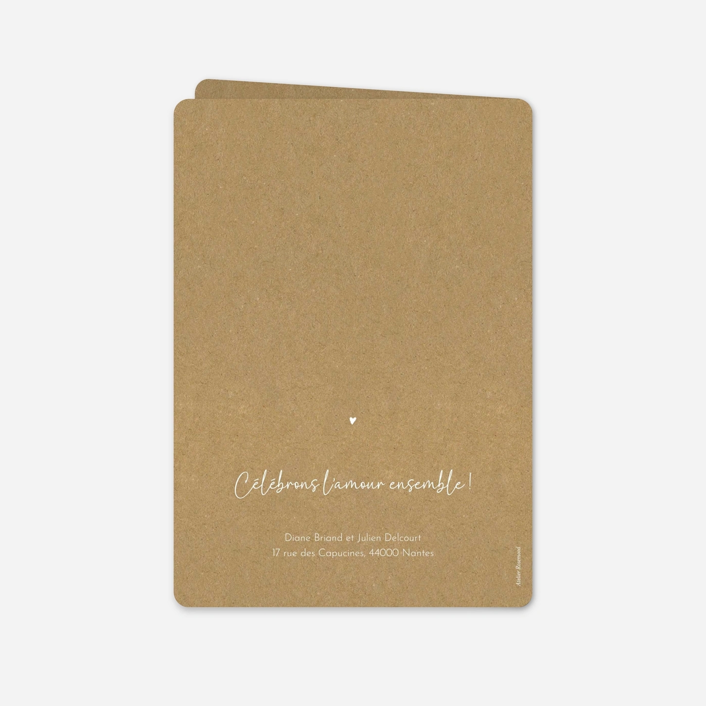 Faire-part mariage Douces esquisses