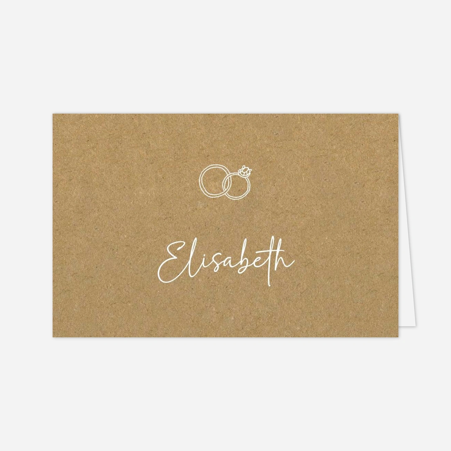 Marque-place mariage Douces esquisses