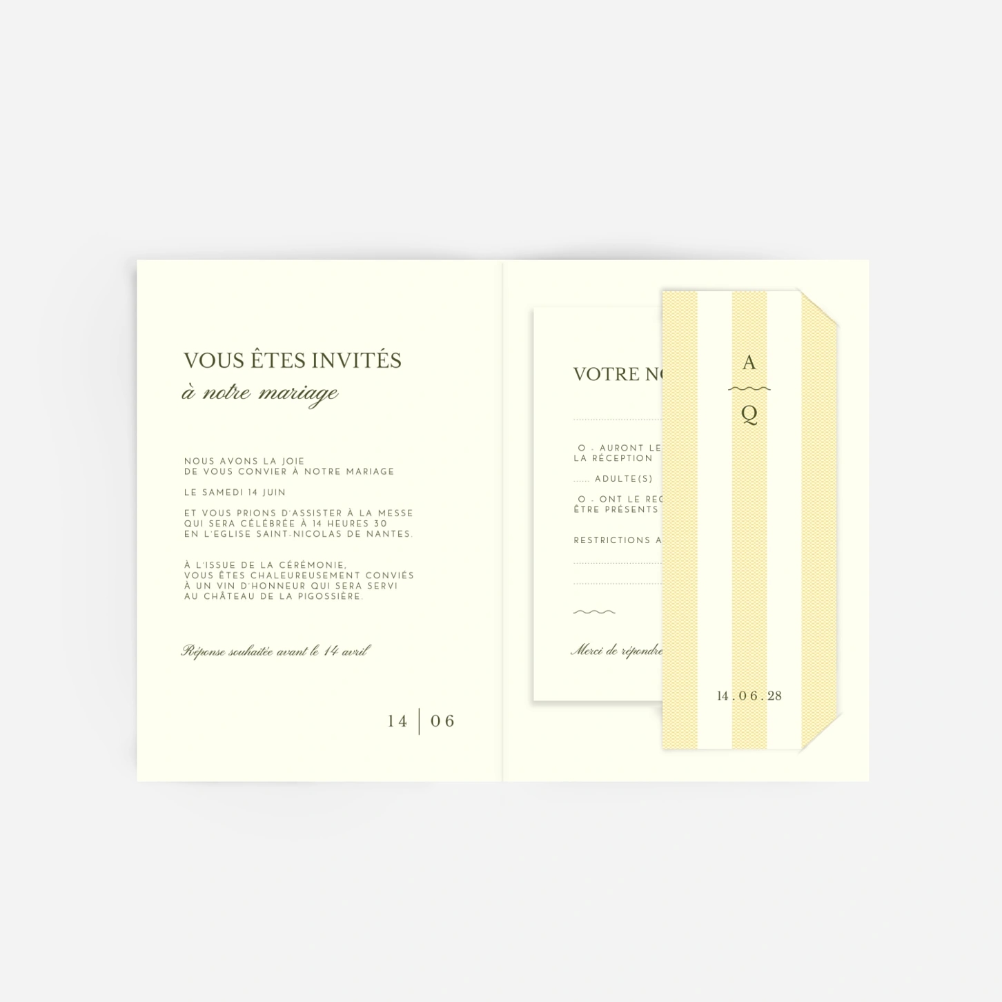 Faire-part mariage Dolce Amore