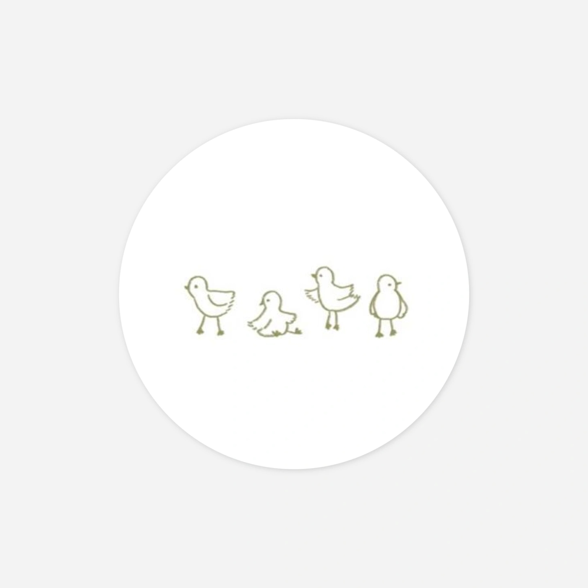 Stickers naissance Douce biche