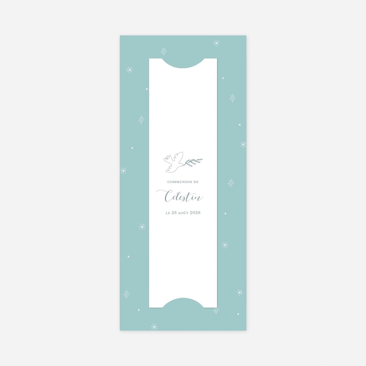 Invitation communion Douce colombe