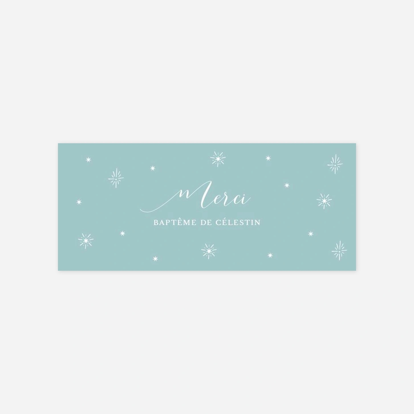 Stickers pour enveloppes baptême Douce colombe