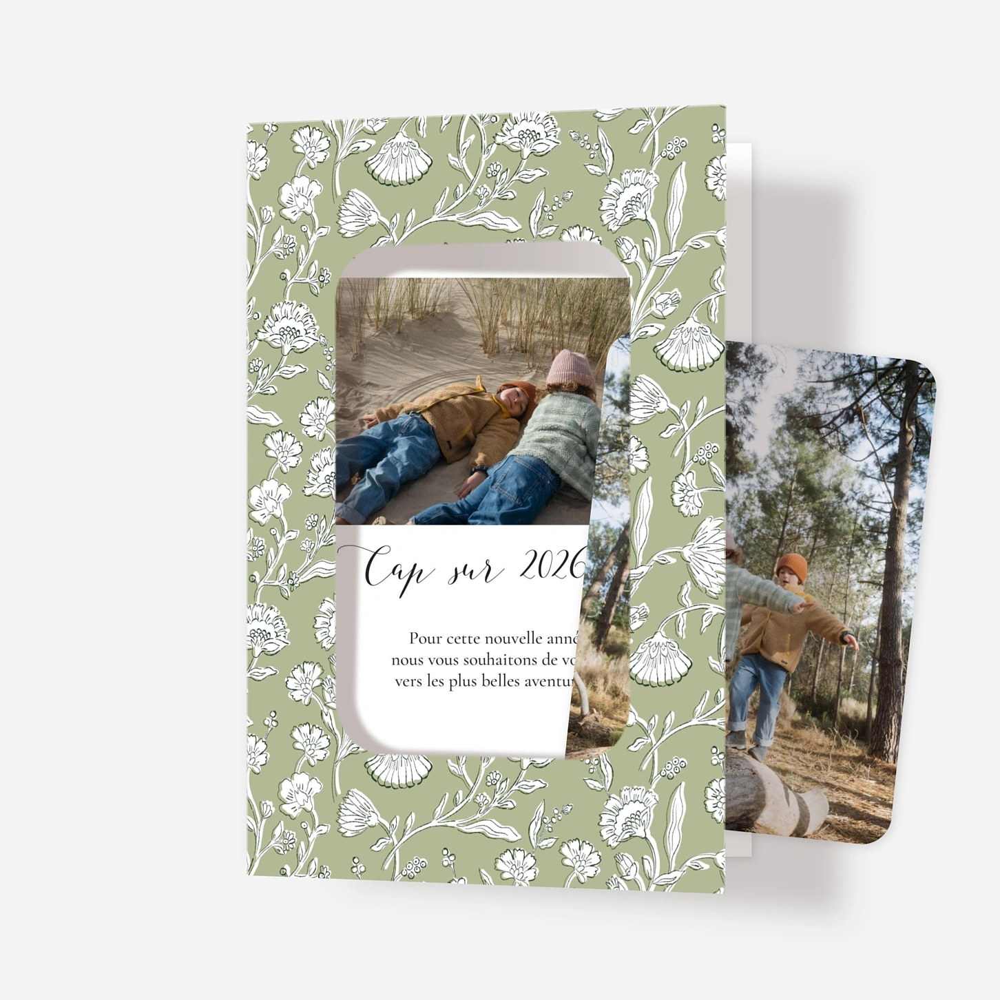 Carte de voeux Douces indiennes