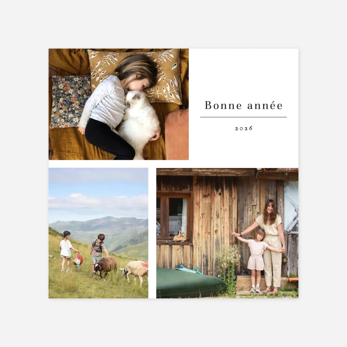 Carte de voeux Doux instants