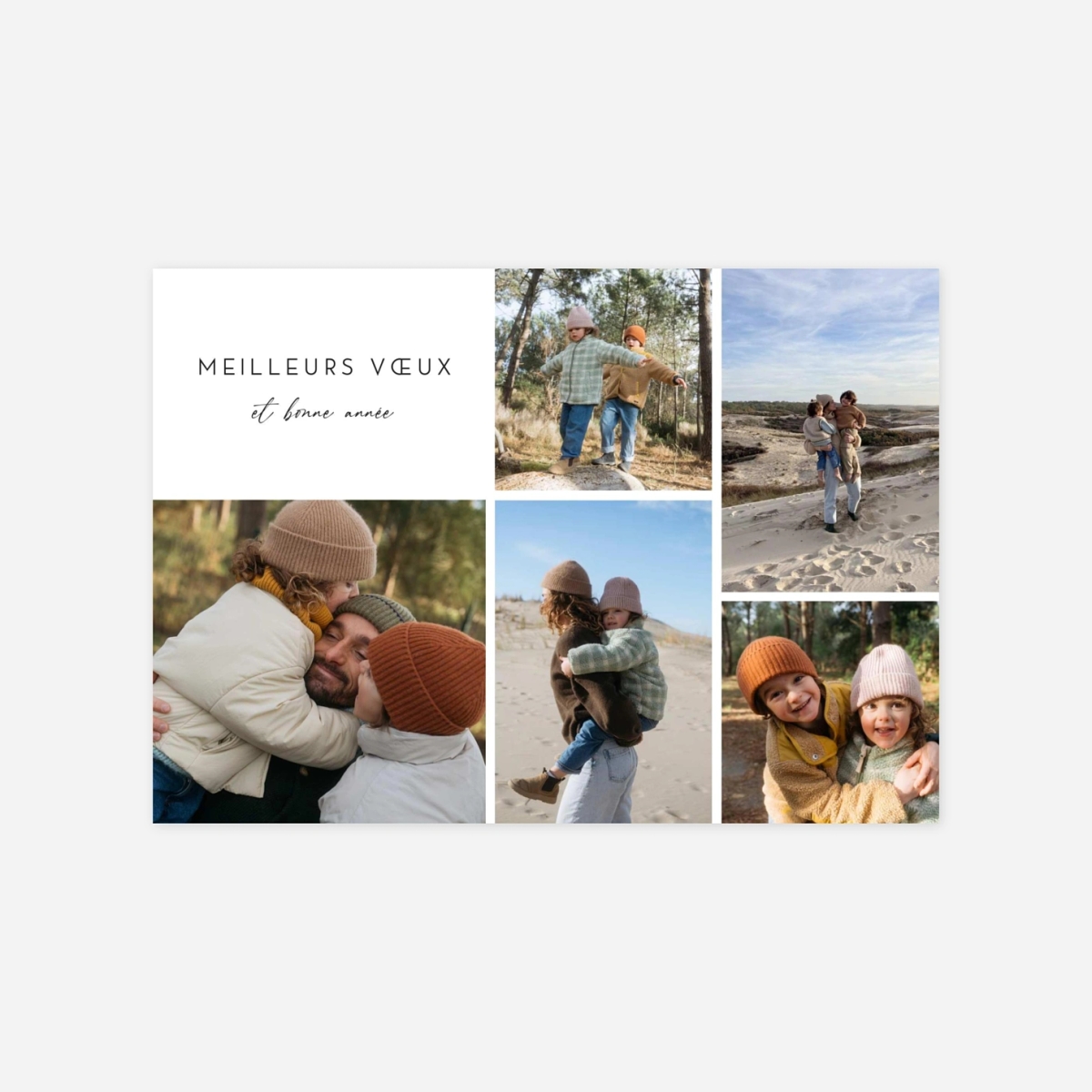 Carte de voeux Doux vœux