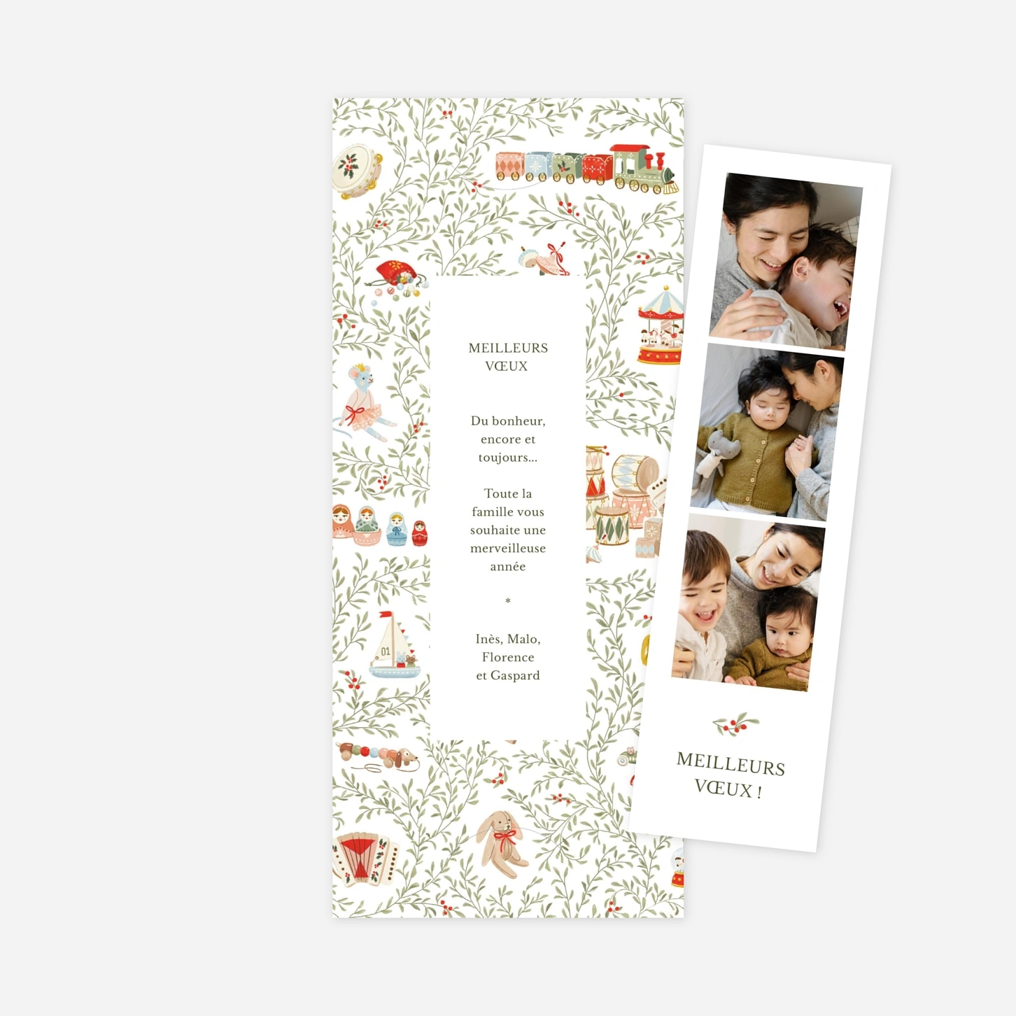 Carte de voeux En attendant Noël