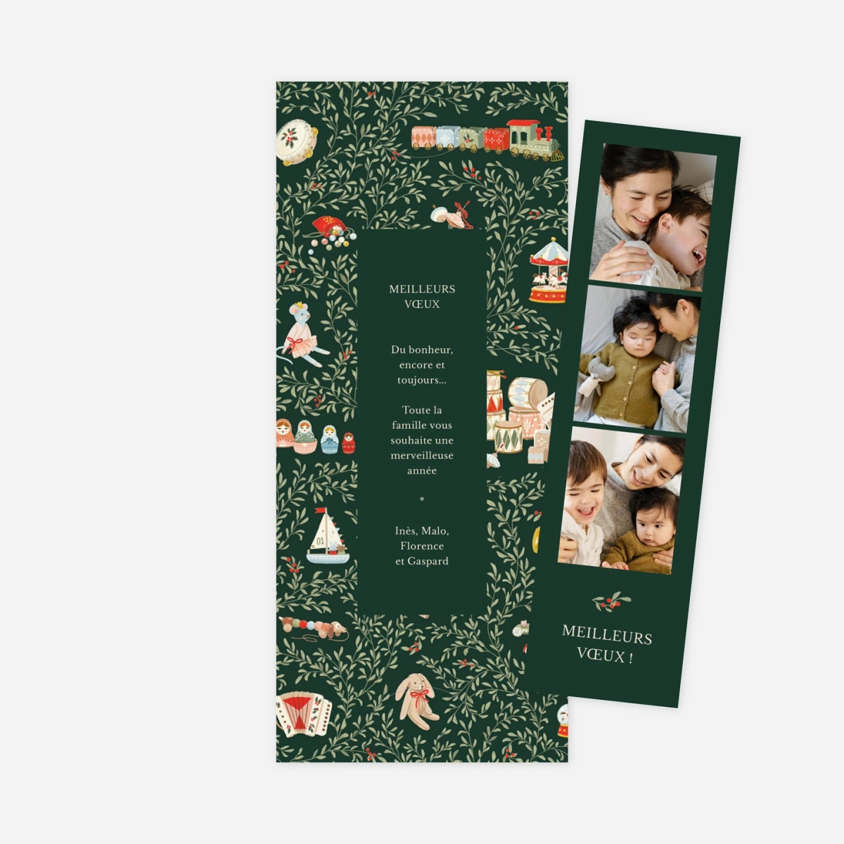 Carte de voeux En attendant Noël