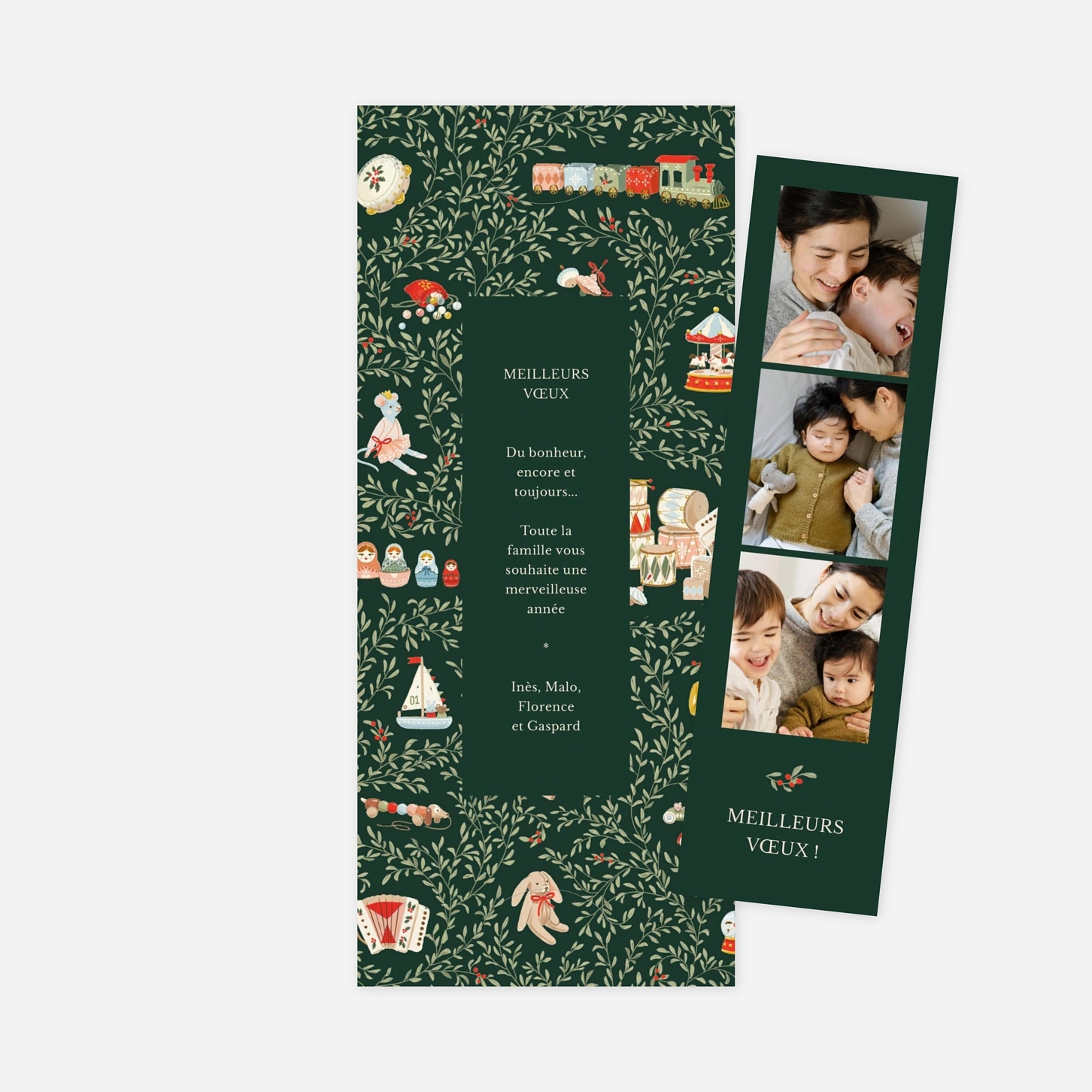 Carte de voeux En attendant Noël