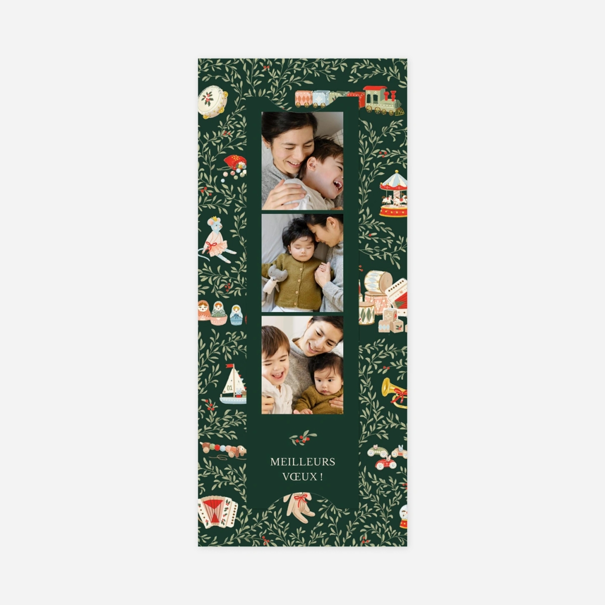 Carte de voeux En attendant Noël