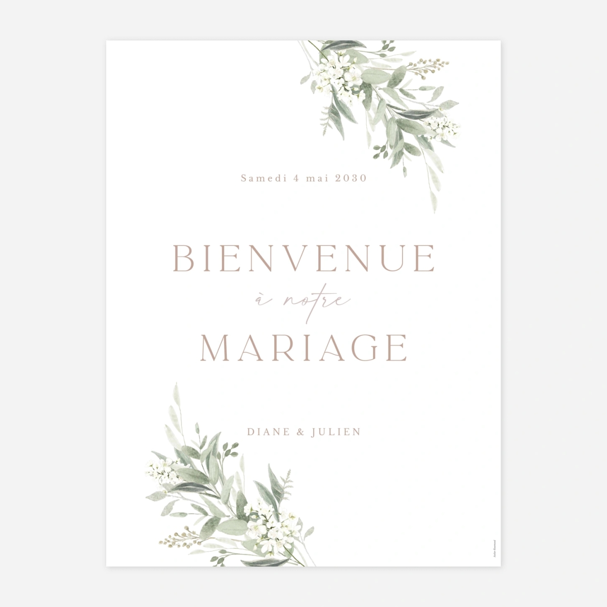 Panneau mariage Éclat Naturel