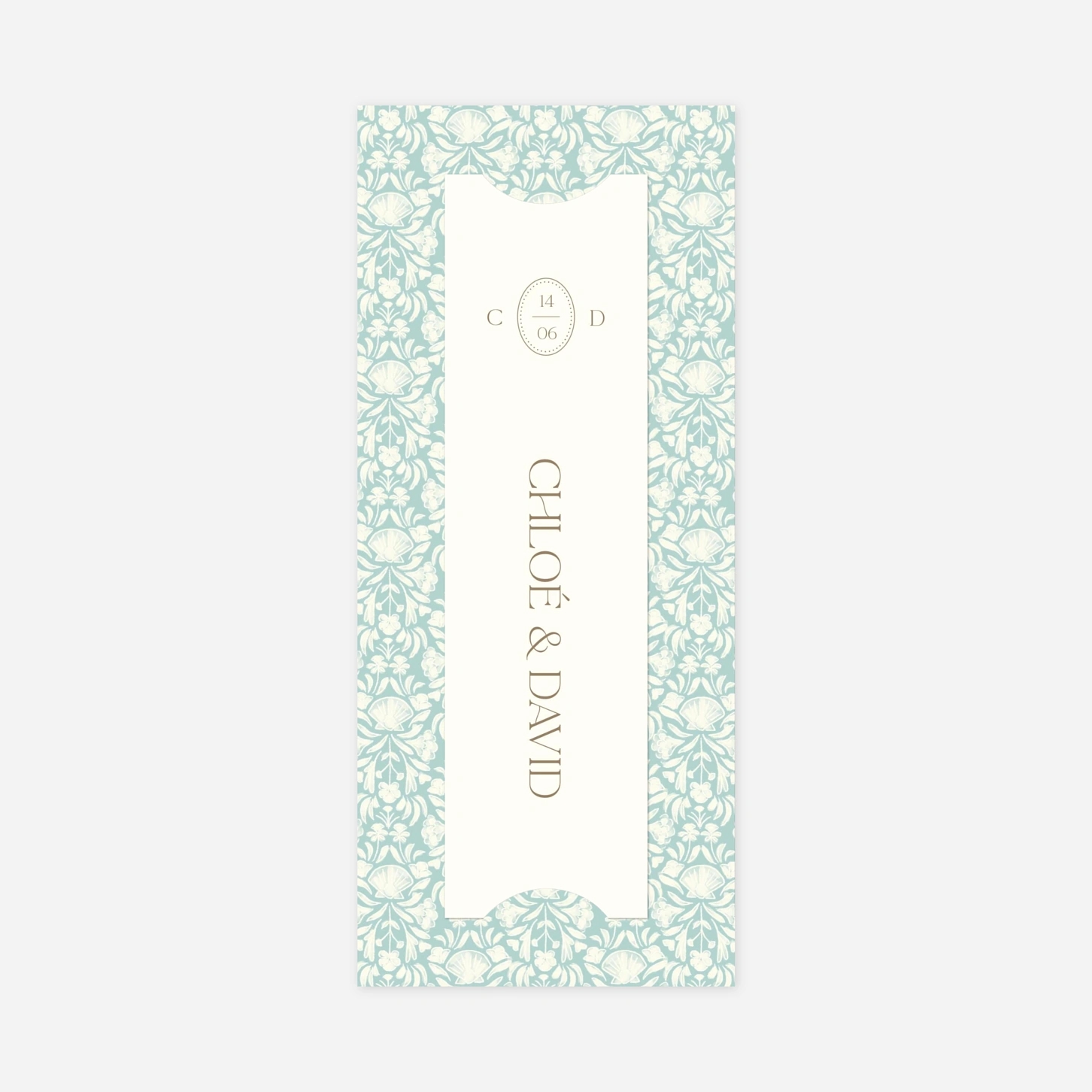 Faire-part mariage Élégant coquillage