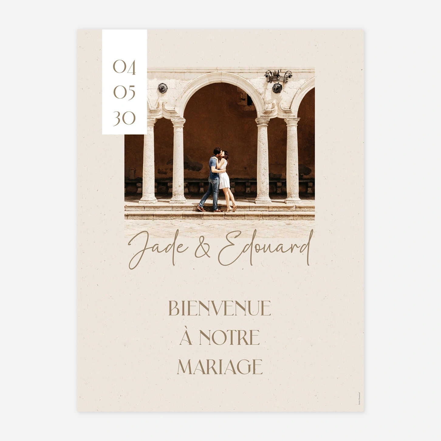 Panneau mariage Instant précieux