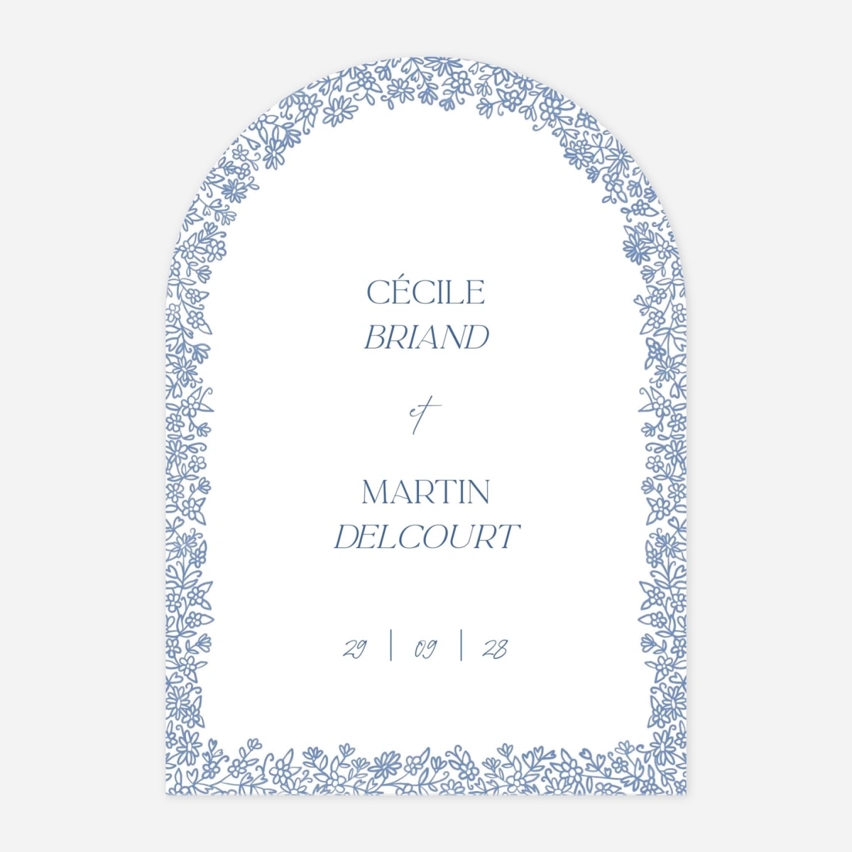 Faire-part mariage Élégance florale