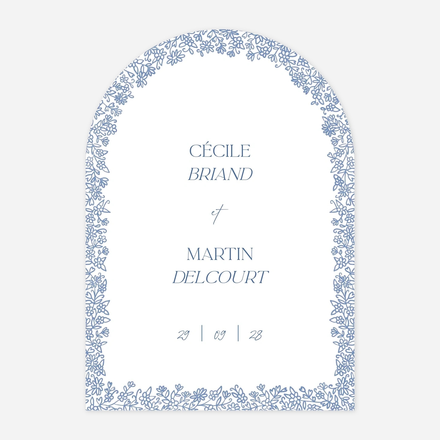 Faire-part mariage Élégance florale