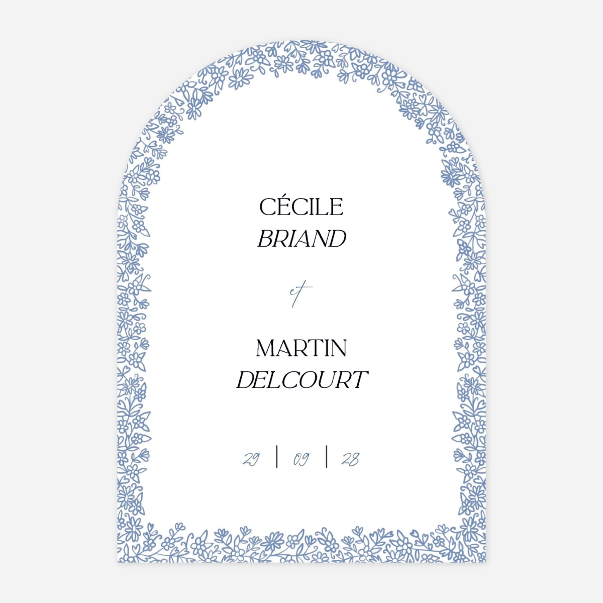 Faire-part mariage Élégance florale