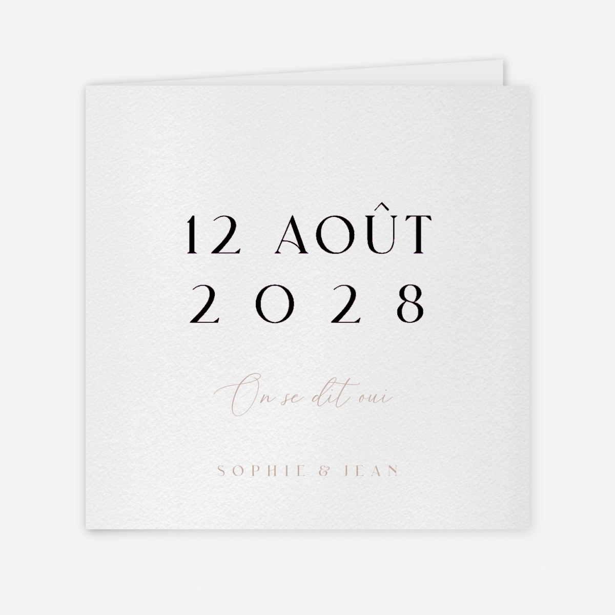 Faire-part mariage Enfin Nous