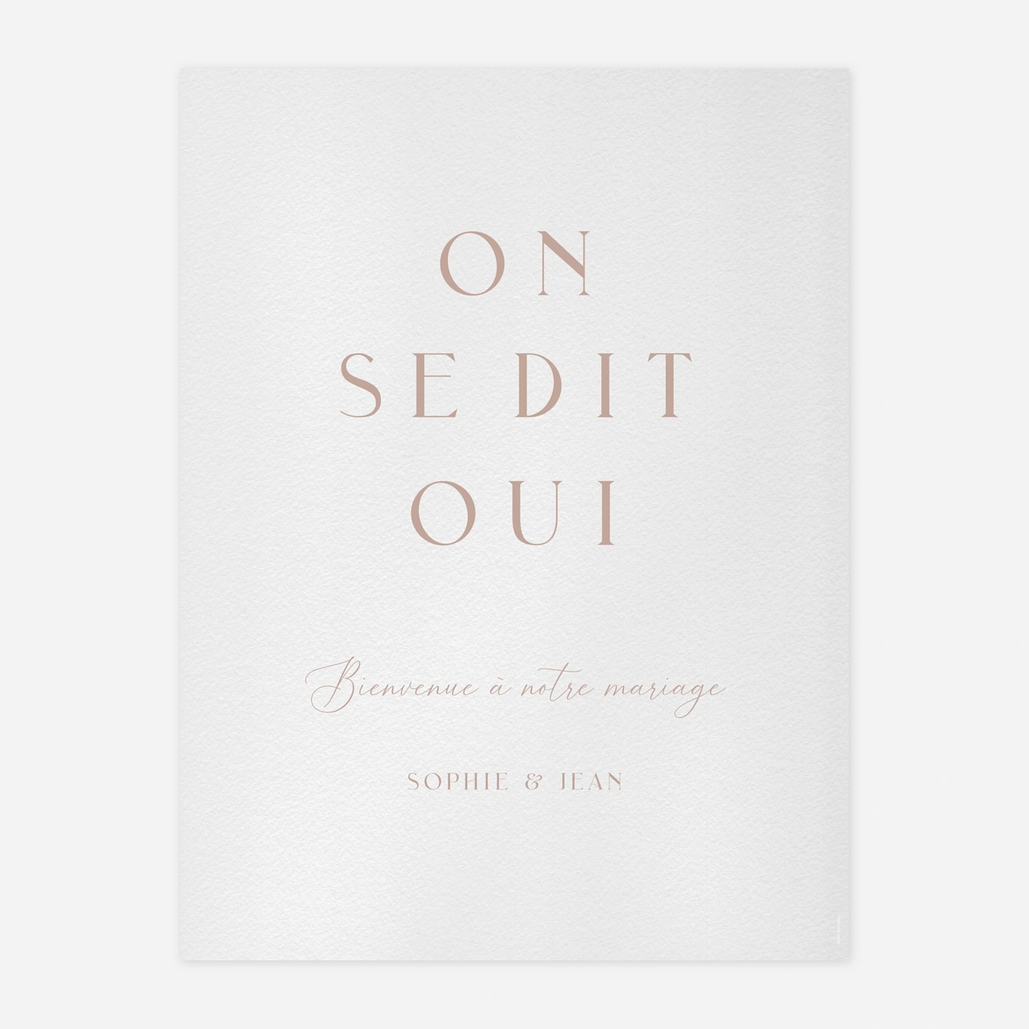 Panneau mariage Enfin Nous