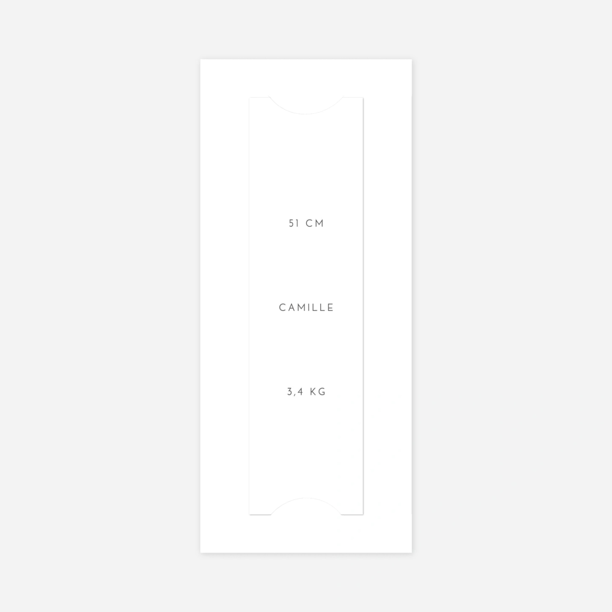 Faire-part naissance Élégant cœur