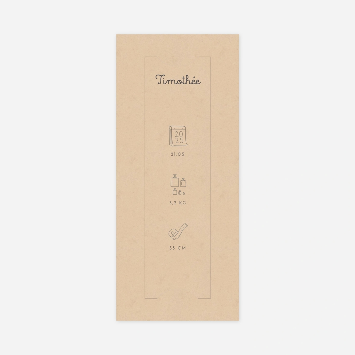 Faire-part naissance Petit Éléphant