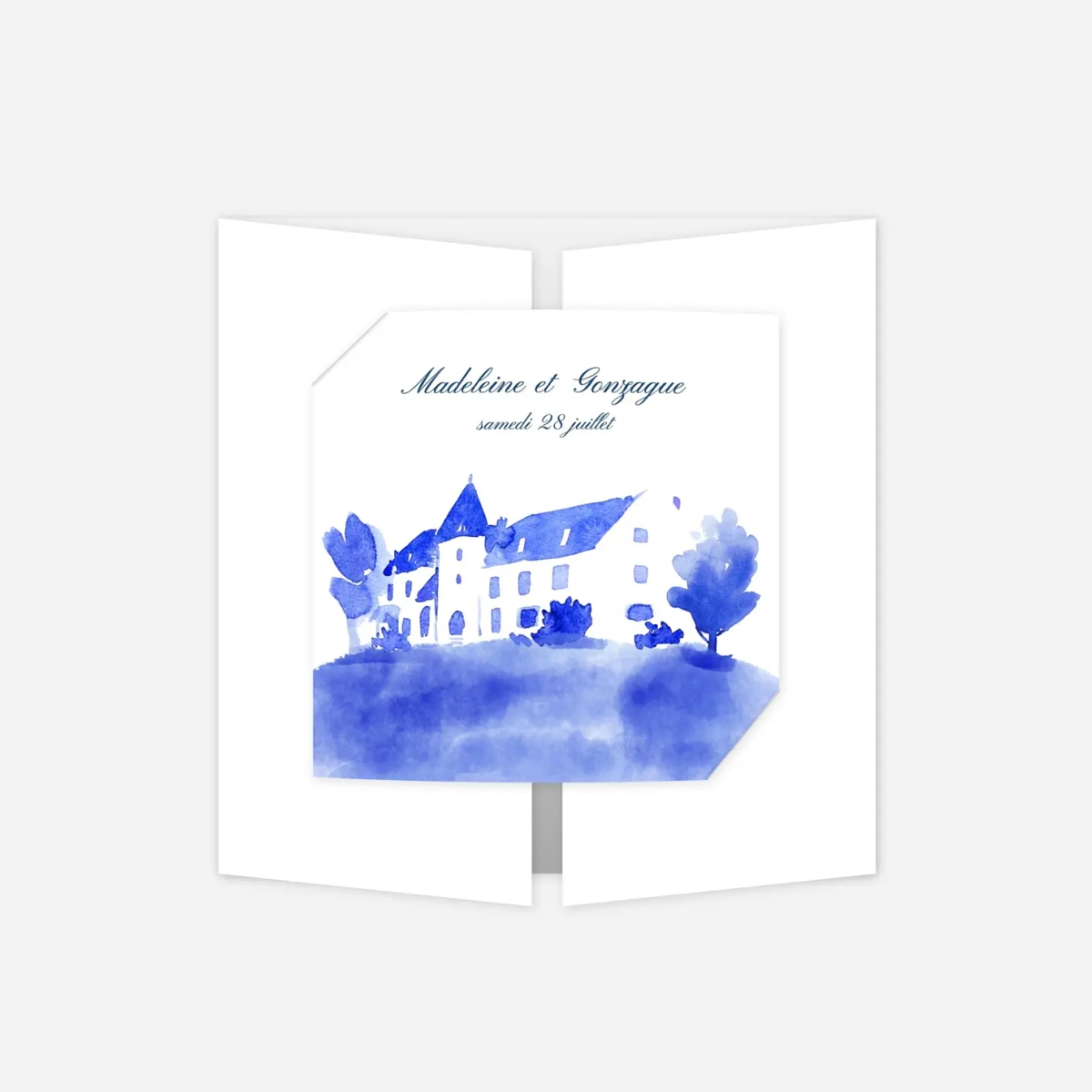 Faire-part mariage Élégante Aquarelle
