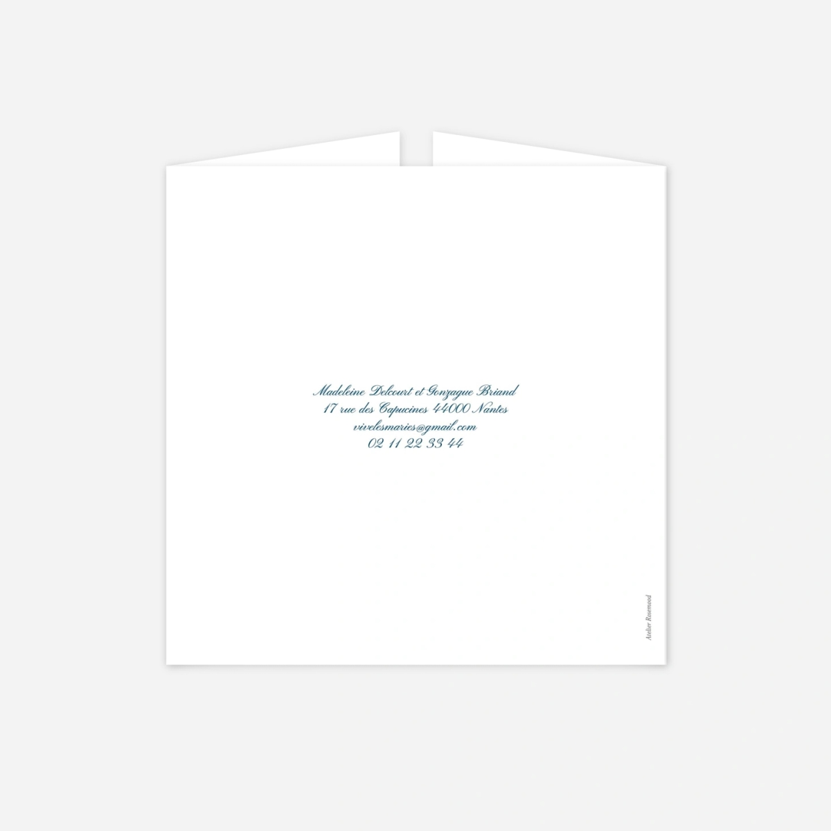 Faire-part mariage Élégante Aquarelle