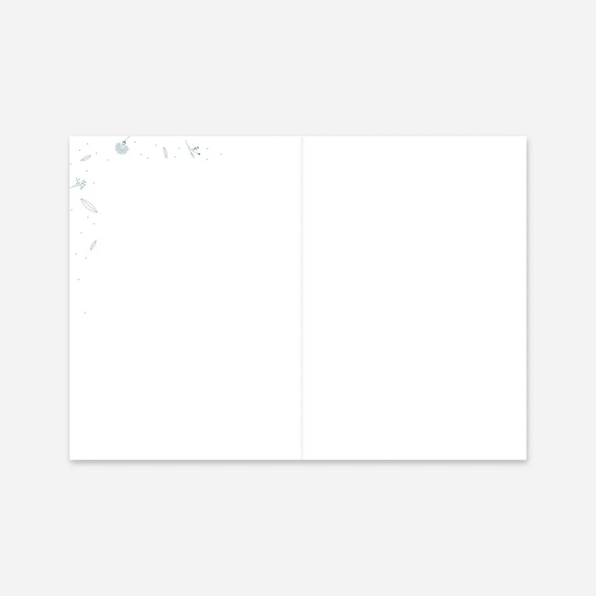 Livret de messe baptême Élégant feuillage