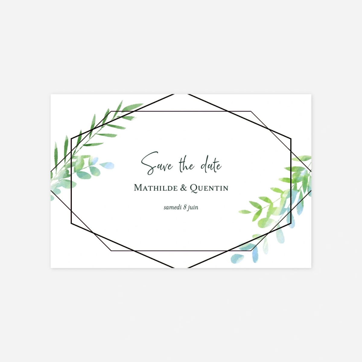 Save the date Enchanté